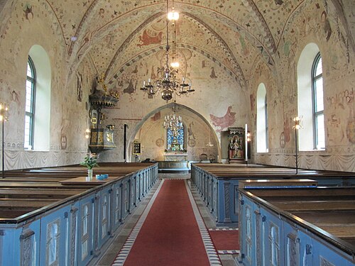 Ärentuna kyrka, intérieur