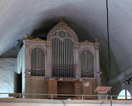 Kjula kyrka, interno