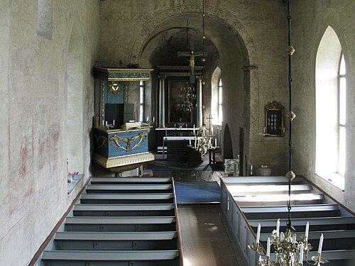 Resmo kyrka, intérieur