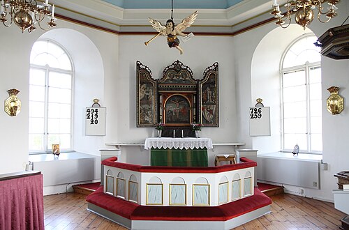 Stamnareds kyrka, interno
