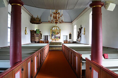 Dannäs kyrka, interno