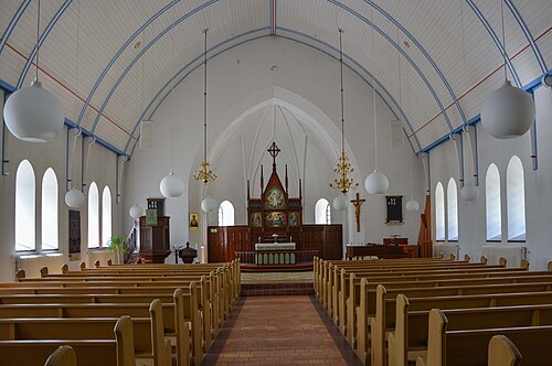 Flymens kyrka, intérieur