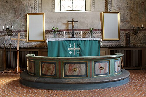 Vätö kyrka, interno
