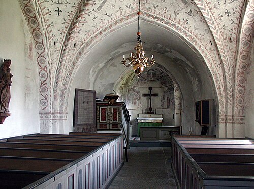 Asks kyrka, interno