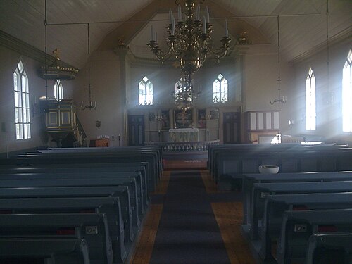 Tyngsjö kyrka, interno