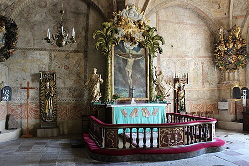 Knutby kyrka, interno