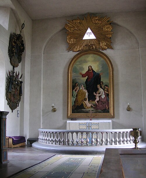 Lovö kyrka, intérieur