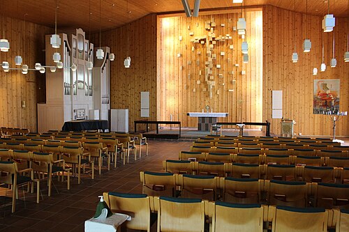 Tumba kyrka, interno
