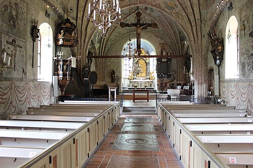 Ösmo kyrka, intérieur