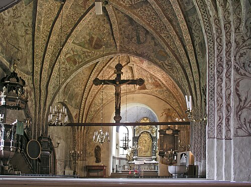 Ösmo kyrka, intérieur