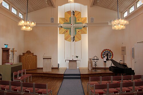Björsjökyrkan, interno