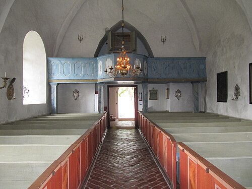 Haga kyrka, intérieur