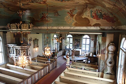 Mossebo kyrka, intérieur