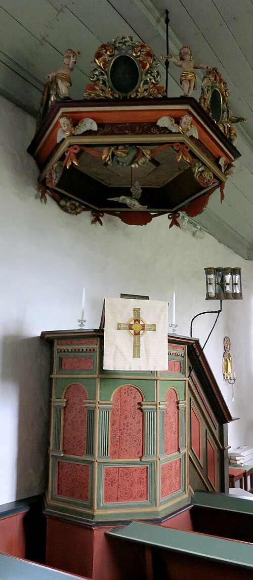 Siene kyrka, interno