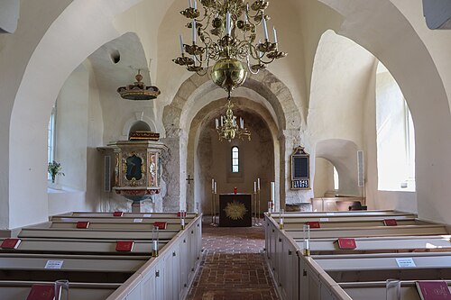 Hossmo kyrka, intérieur