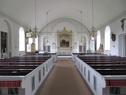 Lönneberga kyrka, interno