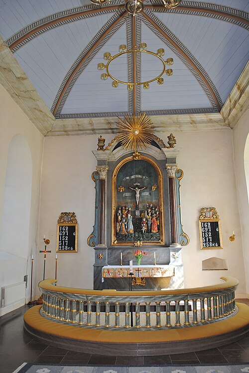 Mortorps kyrka, intérieur