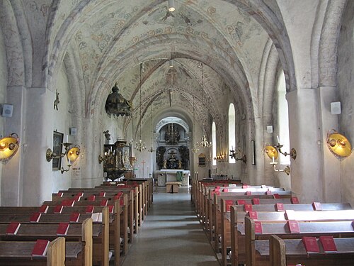 Spånga kyrka, interno