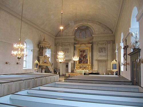 Timrå kyrka, intérieur