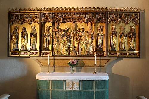 Kårsta kyrka, interno