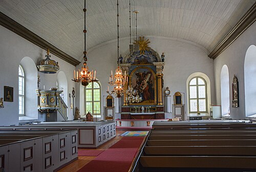 Runstens kyrka, interno