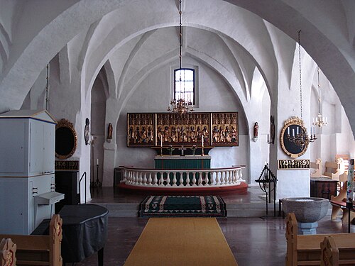 Drothems kyrka, interno