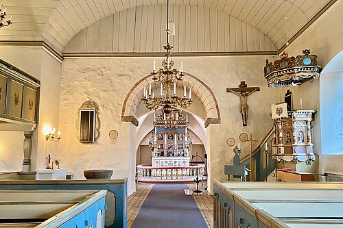 Vittsjö kyrka, intérieur