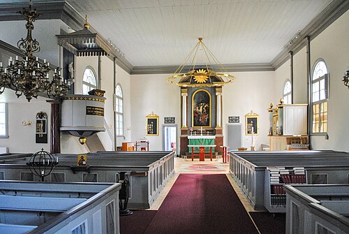 Fliseryds kyrka, interno