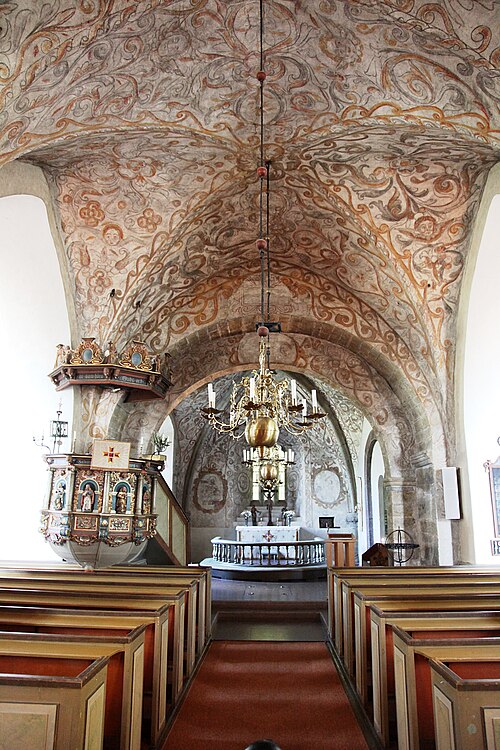 Forshems kyrka, interno