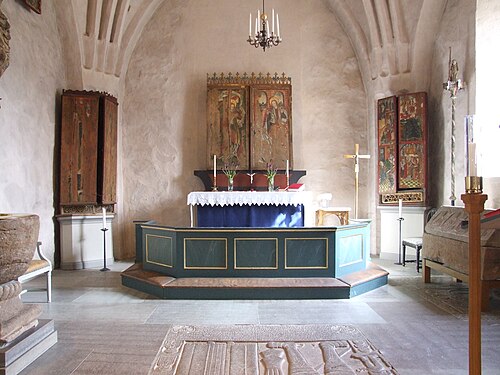 Härads kyrka, interno