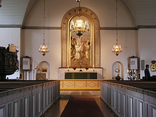 Kärna kyrka, intérieur