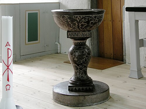 Långlöts kyrka, interno