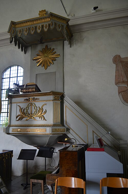 Näshulta kyrka, interno