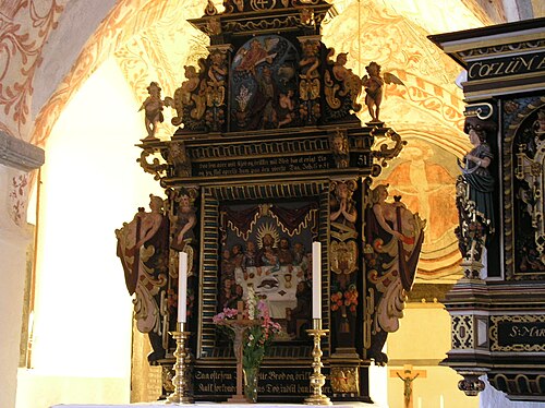 Östra Hoby kyrka, intérieur