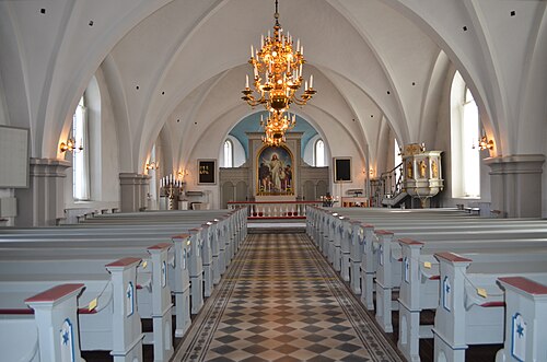 Östra Tommarps kyrka, interno