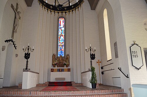 Baltaks kyrka, interno