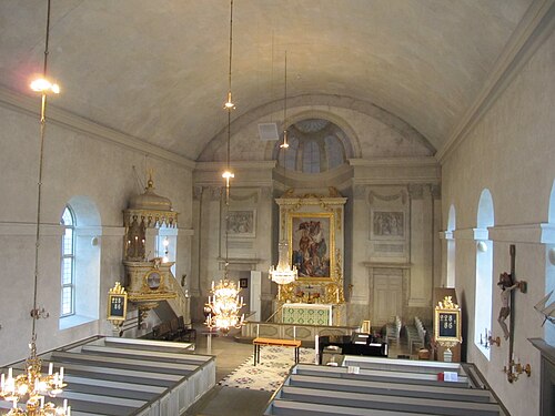 Timrå kyrka, intérieur