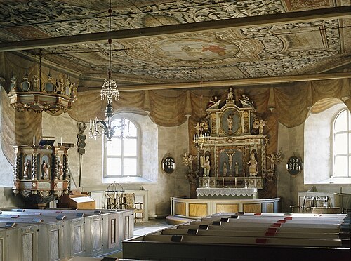 Ånimskogs kyrka, interno