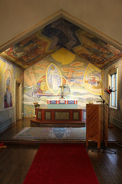 Björkö-Arholma kyrka, interno