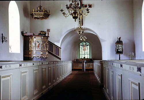 Bredestads kyrka, interno