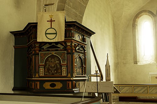 Guldrupe kyrka, interno