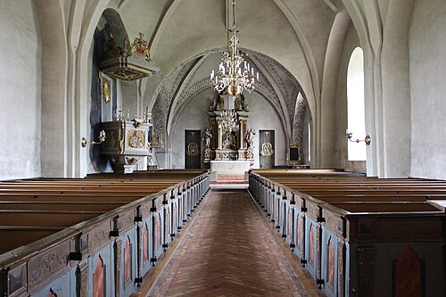 Österlövsta kyrka, interno