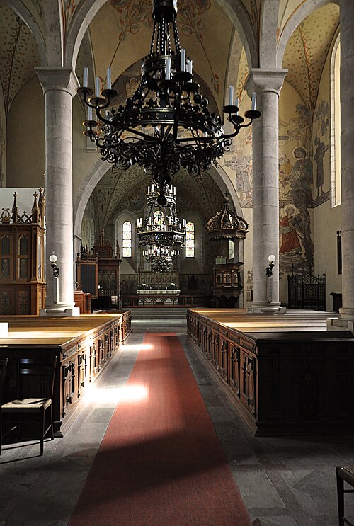 Dalhems kyrka, intérieur