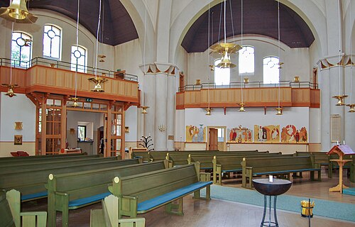 Örsjö kyrka, interno