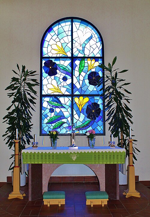 Hälleberga kyrka, interno