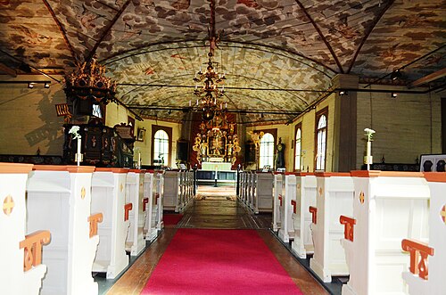Nysunds kyrka, interno