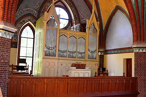 Orlunda kyrka, interno
