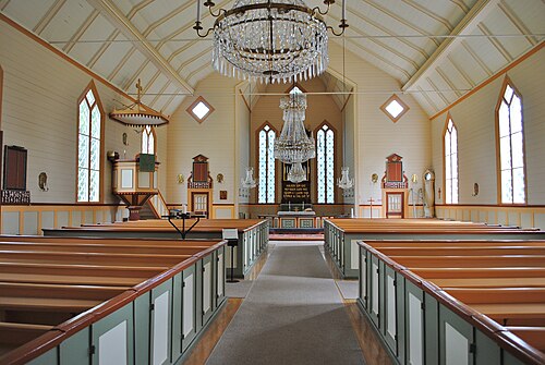 Oskars kyrka, intérieur