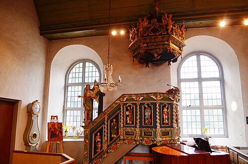 Västerlanda kyrka, interno