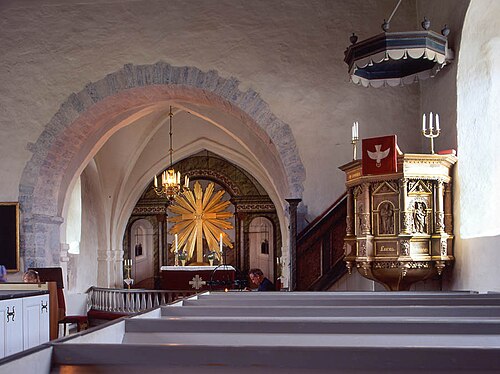 Örsjö kyrka, interno